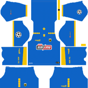 AEK FC DLS UCL Badge Third Kit