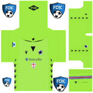 Sampdoria GK Away Kit 