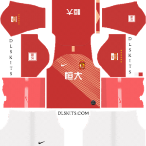 Guangzhou Evergrande FC Home Kit 2019 