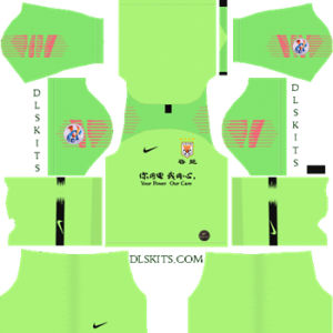Shandong Luneng Taishan FC Goalkeeper Home Kit 2019 